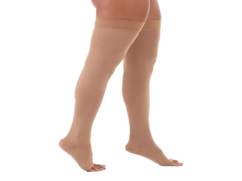 MEIA COMPRESSIVA VENOSAN ULTRALINE 4000 - MEIA COXA COM SILICONE - Código MEI-002