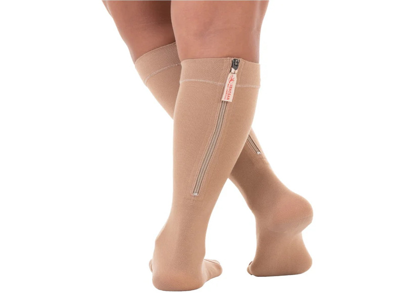 MEIA COMPRESSIVA VENOSAN COMFORTLINE COTTON - PANTURRILHA COM ZIPPER - Código MEI-007