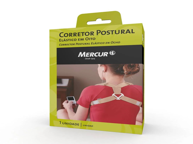 CORRETOR POSTURAL EM OITO MERCUR - Código ORT-015